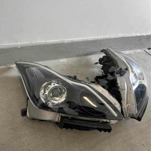 G37 custom headlights Black housing