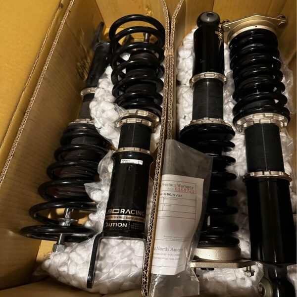 Set of BC Coilovers for a Q50s