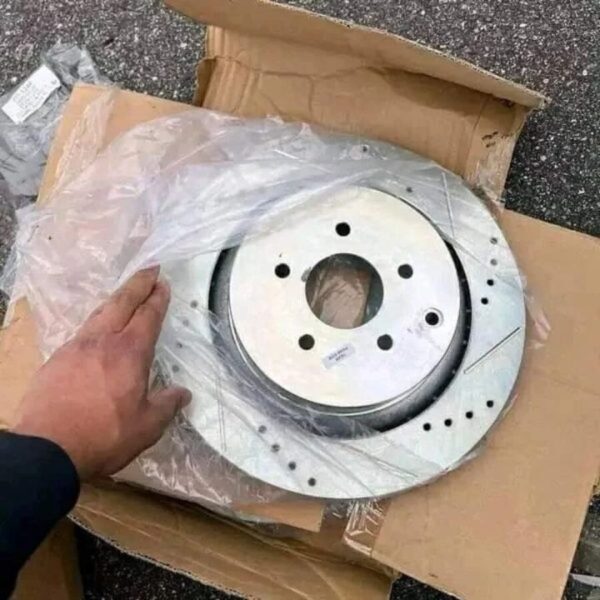 Q60/Q50 sport cross drilled rotors